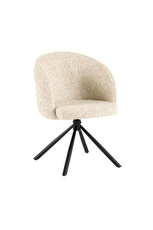Eetkamerstoel Emilia - Beige - Draaibaar - Set van 2