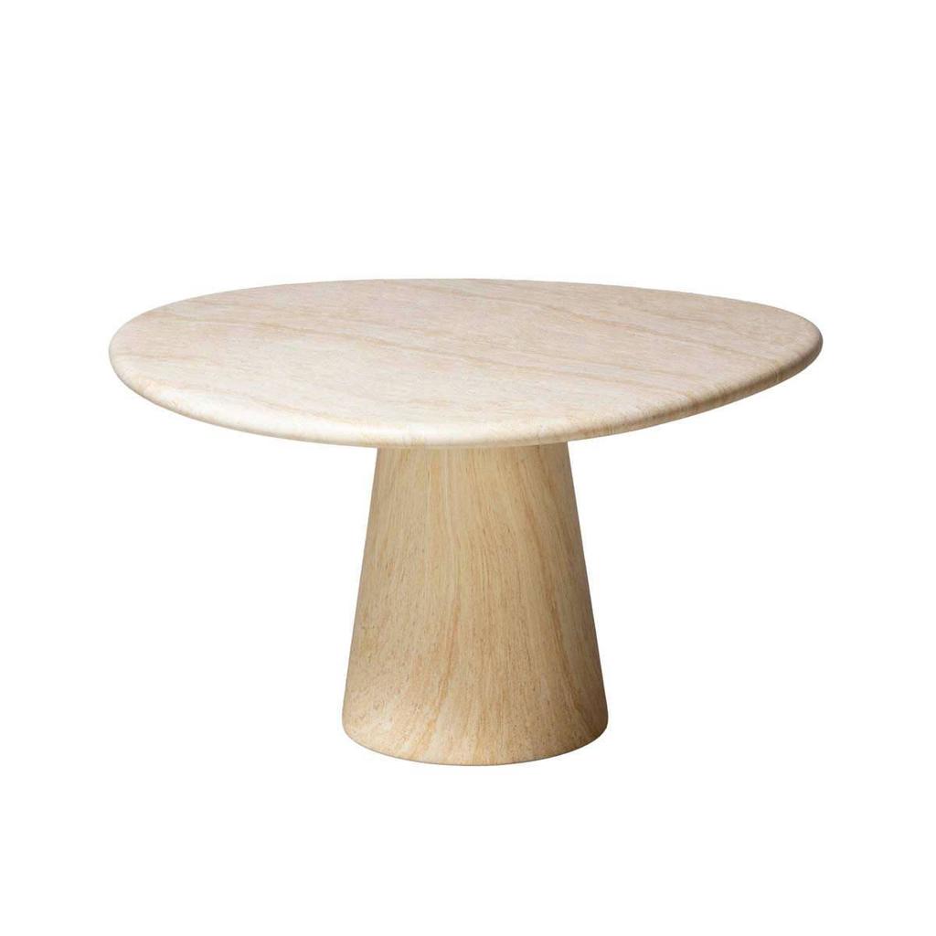 Giga Meubel Eettafel Vejen - Lichtbruin Composiet - 130x130x76cm