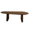 Giga Meubel Salontafel Femke Organisch - Mangohout - Bruin - 120x65x35cm