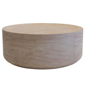 Salontafel Dale - Rond Travertin - 90x90x35cm