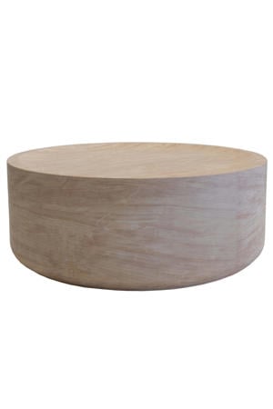 Salontafel Dale - Rond Travertin - 90x90x35cm
