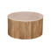 Giga Meubel Salontafel Davi - Rond - Naturel - Marmer - Ø70cm