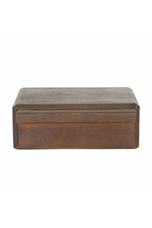 Nachtkastje Benthe - Zwevend Donkerbruin Hout - 40x30x15cm 