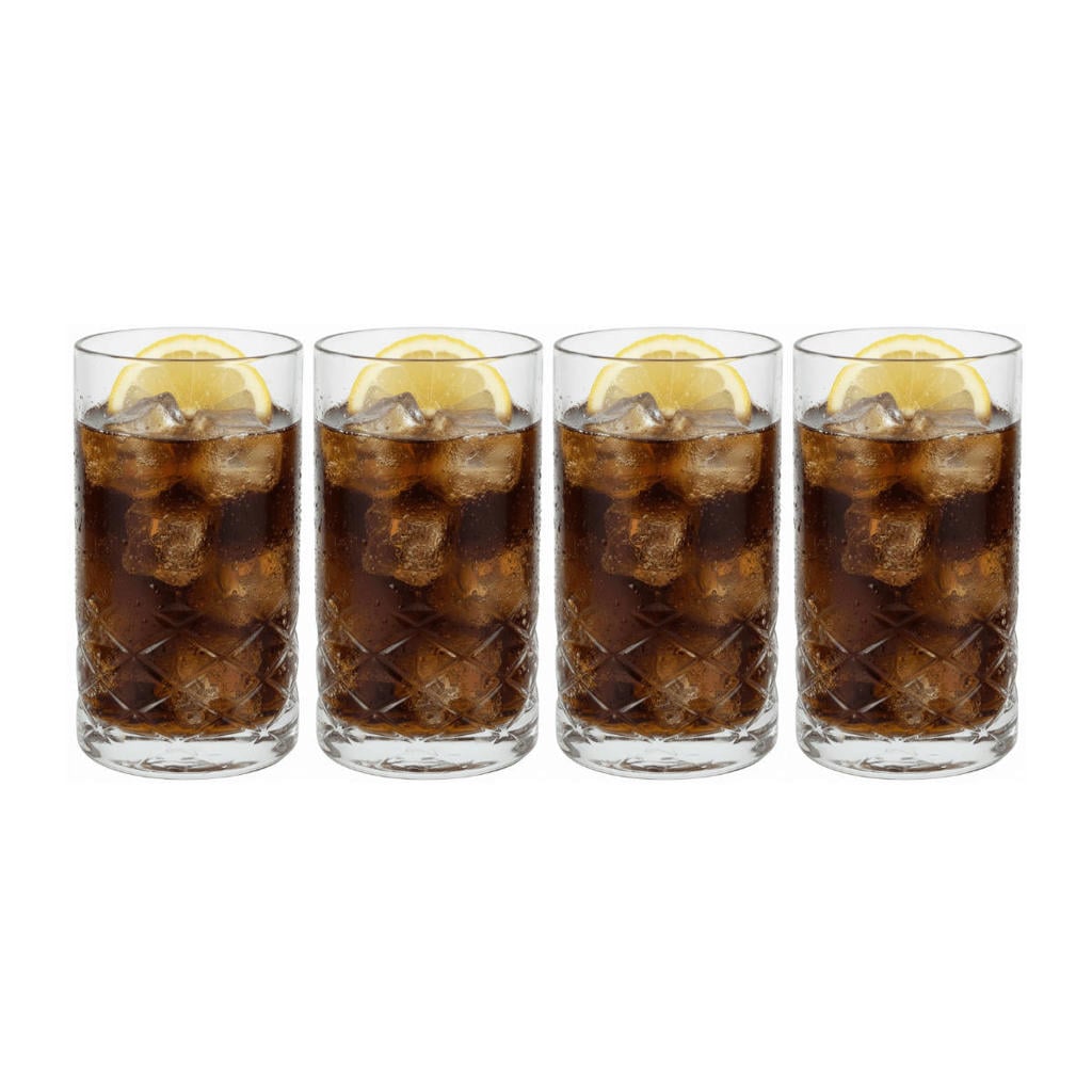Cookinglife Longdrinkglazen 360 ml - 4 Stuks