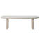 Giga Meubel Eettafel Maya - Deens Ovaal - Beige Betonlook - 240x100x75cm