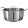 Cookinglife  Kookpan met Glazen Deksel Signature Steel - RVS - ø 24 cm / 4 Liter - geschikt voor alle warmtebronnen