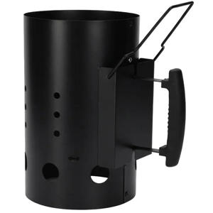 BBQ Starter Brikettenstarter Fire & Flavour 30.5 cm - Hittebestendig Metaal Zwart