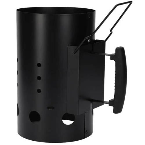 Cookinglife BBQ Starter Brikettenstarter Fire & Flavour 30.5 cm Hittebestendig Metaal Zwart