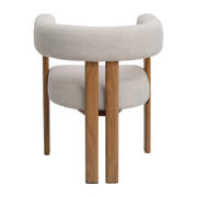 thumbnail: Giga Meubel Eetkamerstoel Aragon - Beige/Naturel - Zithoogte 46cm - Set van 2