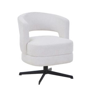 Eetkamerstoel Lave - Beige - Draaibaar - Set van 2