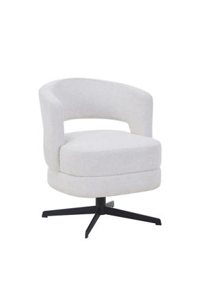 Eetkamerstoel Lave - Beige - Draaibaar - Set van 2