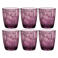 Bormioli Rocco Waterglazen Diamond - Paars - 300 ml - 6 stuks