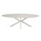 Giga Meubel Eettafel Gimo - Ovaal Beige HPL - 240x100x76cm