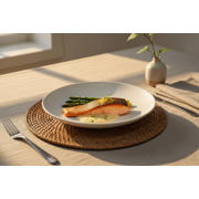 thumbnail: Cookinglife Dinerbord Porselein Ø 27 cm - 4 Stuks - Strak Modern Bord Wit