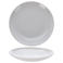 Cookinglife Dinerbord Porselein Ø 27 cm - 4 Stuks - Strak Modern Bord Wit