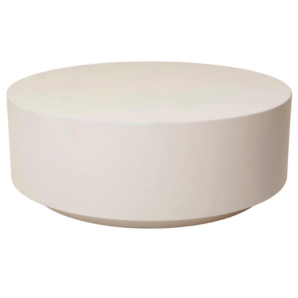 Giga Meubel Salontafel Bergby - Rond Beige Eco Composiet - 90x90x33cm