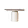 Giga Meubel Eettafel Dalarö - Rond Beige Eco Composiet - 130cm