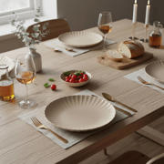 thumbnail: Cookinglife Dinerborden Cardida Beige ø 26 cm - 6 Stuks