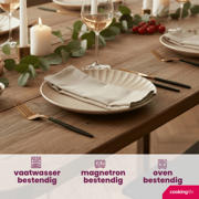 thumbnail: Cookinglife Dinerborden Cardida Beige ø 26 cm - 6 Stuks