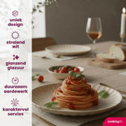 thumbnail: Cookinglife Dinerborden Cardida Beige ø 26 cm - 6 Stuks