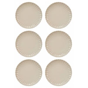 Dinerborden Cardida Beige ø 26 cm - 6 Stuks