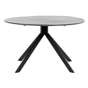 Eettafel Batti Zwart Rond 130cm