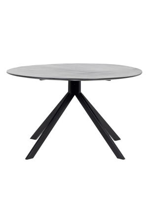 Eettafel Batti Zwart Rond 130cm