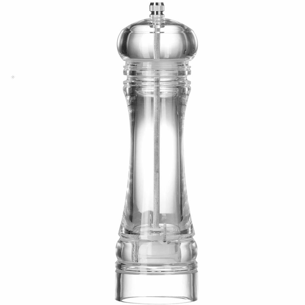 Cookinglife Zoutmolen Rocca Transparant - Keramische molen - 21.5 cm