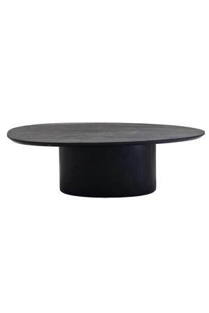 Salontafel Nara - Organisch - Zwart - Mangohout - 110cm