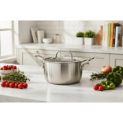 thumbnail: Cookinglife  Kookpan Signature Steel - RVS - ø 16 cm / 1.2 Liter - geschikt voor alle warmtebronnen