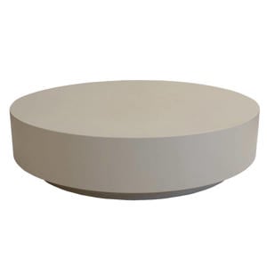 Salontafel Bergby Rond - Beige - 120x120x30cm