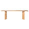 Giga Meubel Eettafel Dalarna - Deens Ovaal Naturel Hout - 240x100x76cm