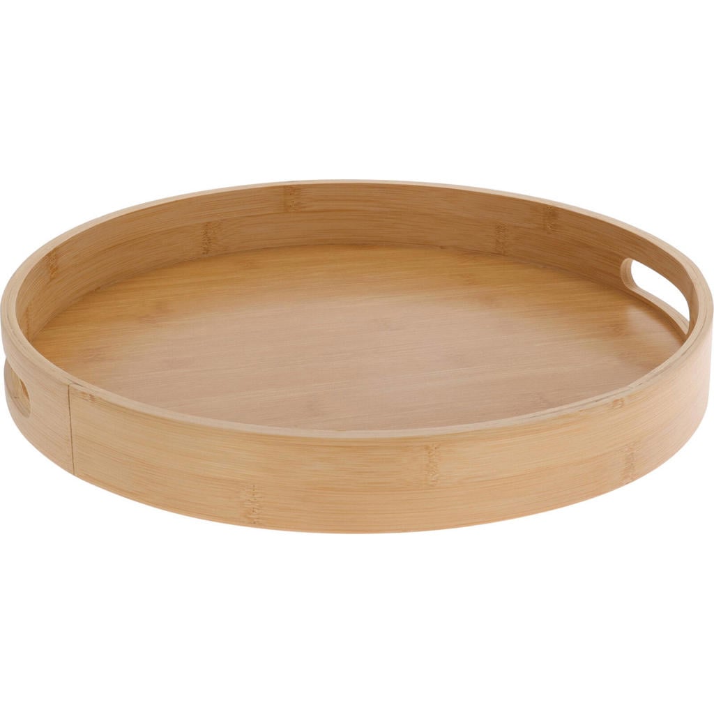 Cookinglife Dienblad Bamboe Rond ø 40 cm - Serveren van Gerechten en Drankjes