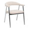 Giga Meubel Eetkamerstoel Sorø - Beige/Chrome - Set van 2