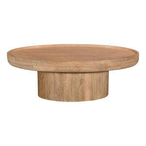 Salontafel Sola Ovaal - Mangohout - Naturel - 120x65x39cm