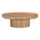 Giga Meubel Salontafel Sola Ovaal - Mangohout - Naturel - 120x65x39cm