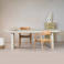 Giga Meubel Eettafel Maya - Deens Ovaal - Beige Betonlook - 200x100x75cm