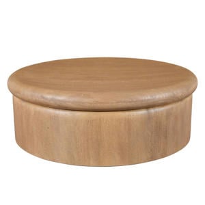 Salontafel Rota - Rond Naturel Mangohout - 90x90x31cm