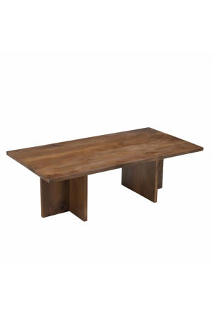 Salontafel Lohja - Rechthoek Donkerbruin Hout - 120x60x38cm