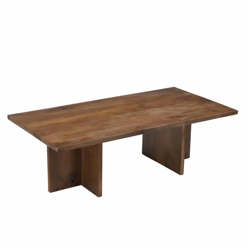 Giga Meubel Salontafel Lohja - Rechthoek Donkerbruin Hout - 120x60x38cm