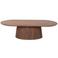 Giga Meubel Salontafel Salvador - Donkerbruin Hout - 140x70x38cm