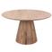 Giga Meubel Eettafel Salvador - Naturel Hout - 130x130x76cm