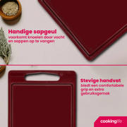 thumbnail: Cookinglife Snijplank met sapgeul 35 x 25 x 0.85 cm - Bruin