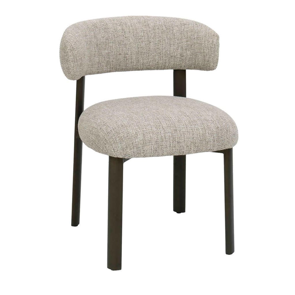 Giga Meubel Eetkamerstoel Alamo - Beige/Brons - Set van 2