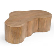 thumbnail: Giga Meubel Salontafel Moos - Organisch - Naturel - 129cm