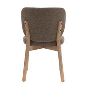 thumbnail: Giga Meubel DÉJA Living Eetkamerstoel Nobu - Taupe/Naturel Eiken - Set van 2