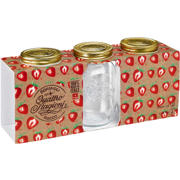 thumbnail: Bormioli Rocco Weckpot Quattro Stagioni - ø 8.6 cm / 1 liter - 3 stuks