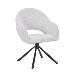 Eetkamerstoel Celeste - Beige - Draaibaar - Set van 2 