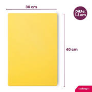 thumbnail: Cookinglife Snijplank HACCP Geel 40 x 30 cm - voor gevogelte