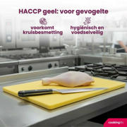 thumbnail: Cookinglife Snijplank HACCP Geel 40 x 30 cm - voor gevogelte